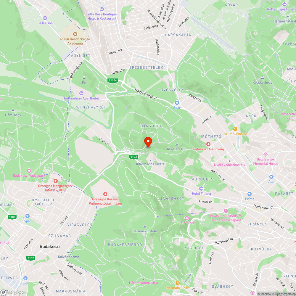 Veszélyes ág bejelentés helye