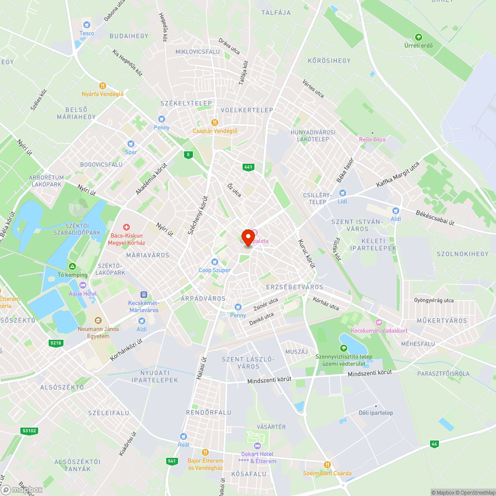 Művészetek kútja bejelentés helye