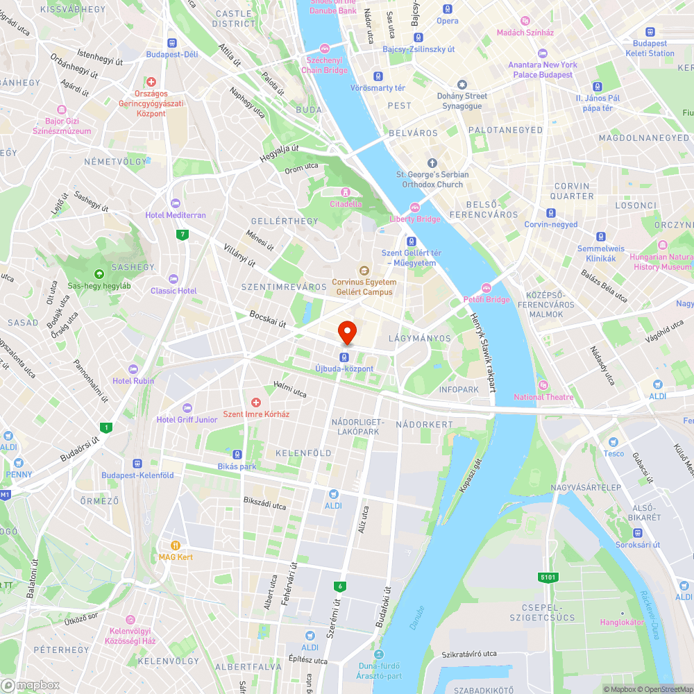 Aluljáró bejelentés helye