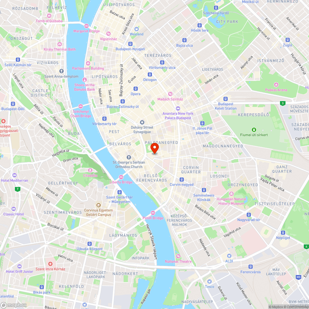 Ötpacsirta utca díszburkolat bejelentés helye