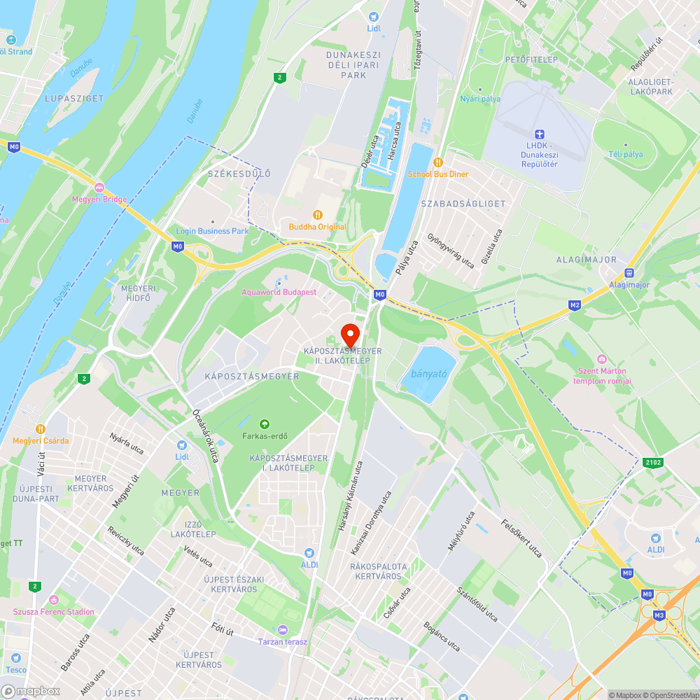 Kátyús és szabálytalan fekvőrendőr bejelentés helye