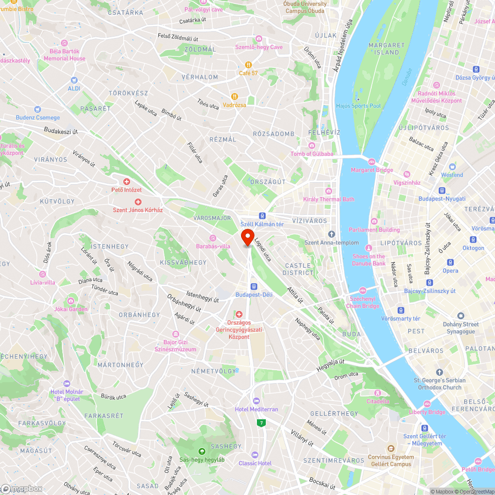 Kátyú bejelentés helye