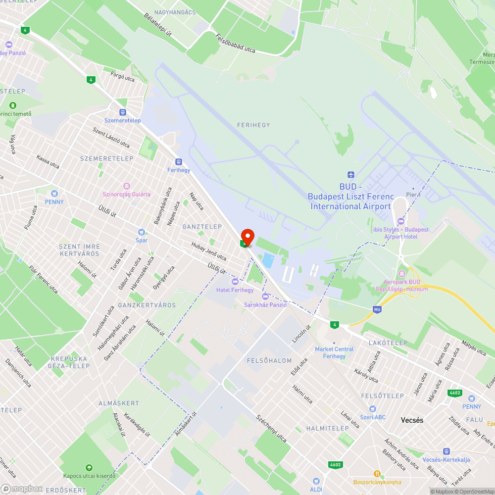 Tönkrement útpadka bejelentés helye