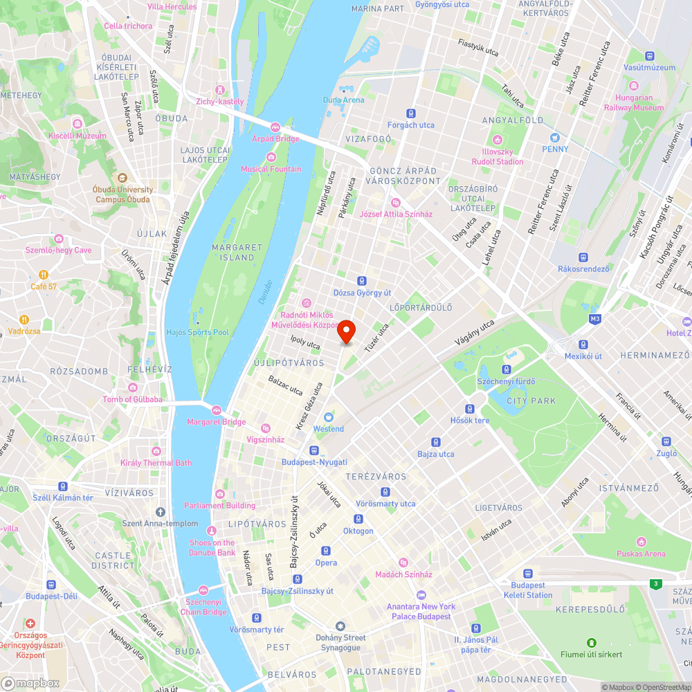 Váci út - Bulcsú utca lámpáinak működése bejelentés helye