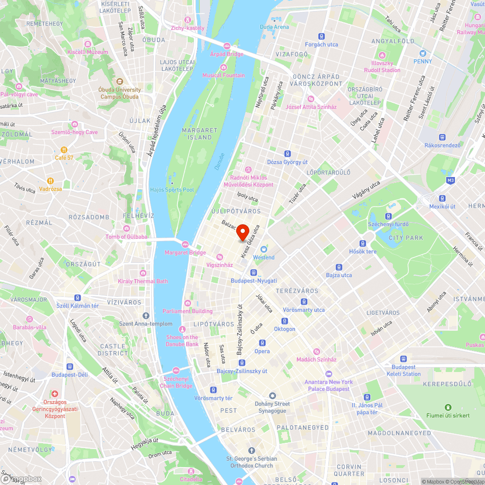 XIII. Visegrádi utca Radnóti sarok bejelentés helye