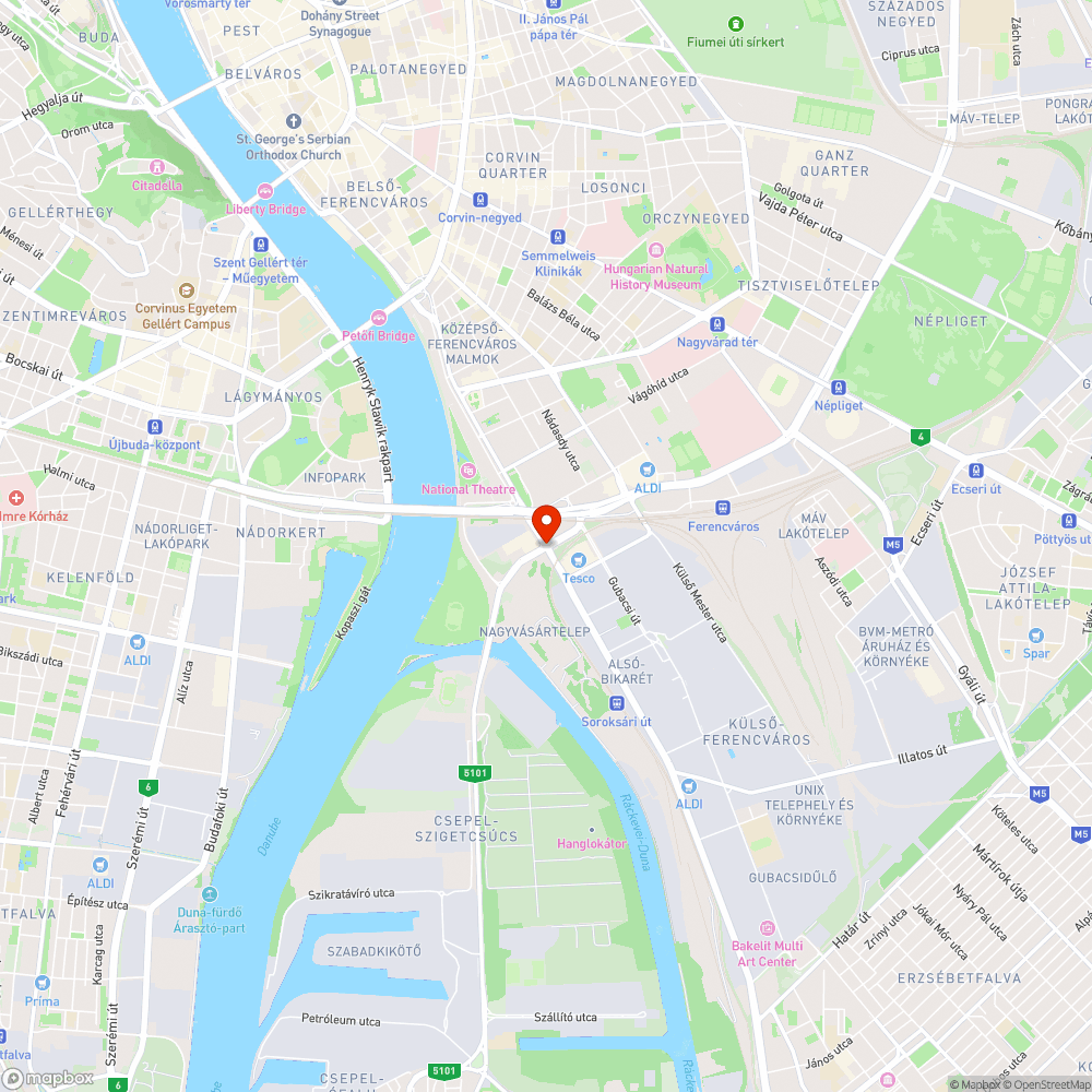 Soroksári út - Kvassay lámpák szinkronizálása bejelentés helye