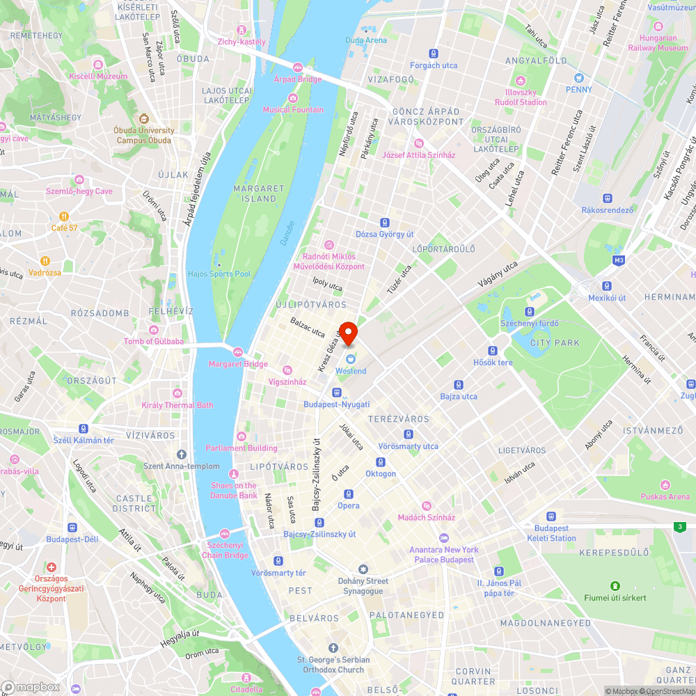 Felesleges lámpa a Westend parkolóháznál bejelentés helye