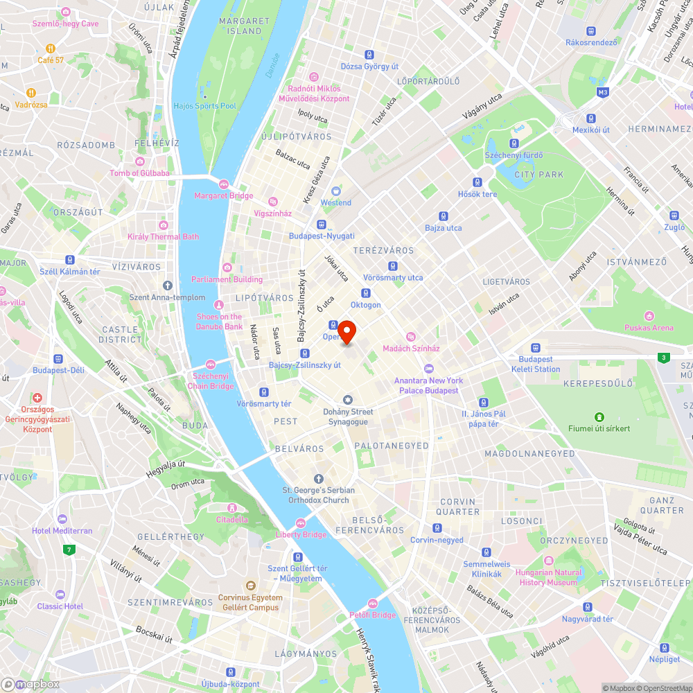 kátyú a Király utcában bejelentés helye