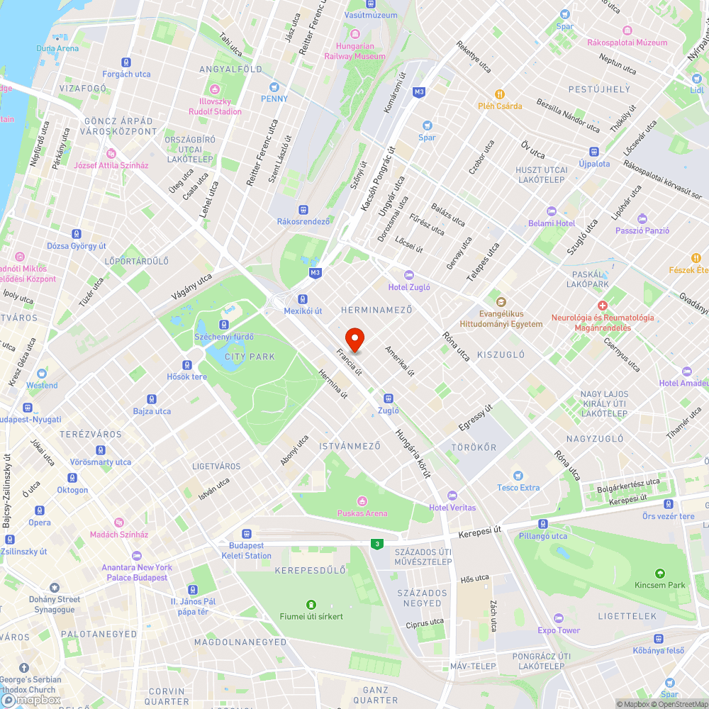 Zöldterületi parkolás - rongálás bejelentés helye