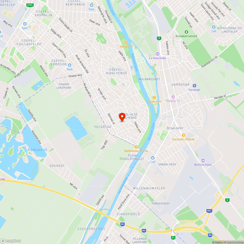 Csatornázás utáni útburkolati helyreállítás bejelentés helye