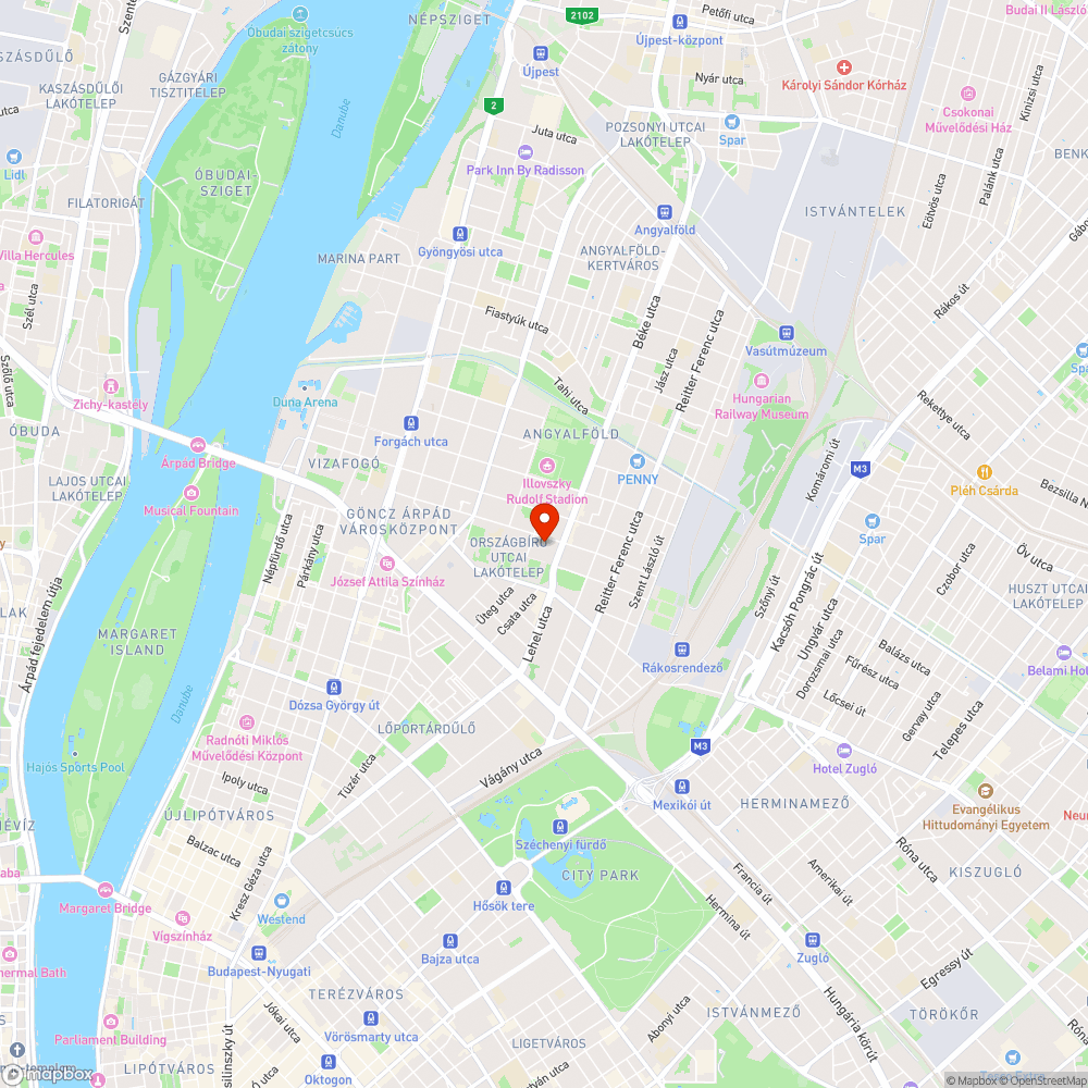 Illegális szemétlerakó a XIII. kerületben - Petneházy u. 47-51 bejelentés helye