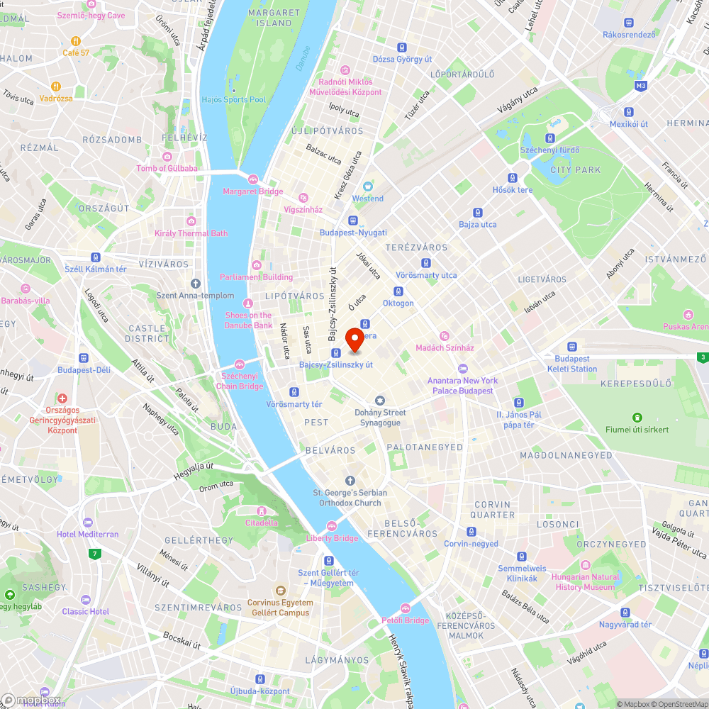 Kátyú a Káldy Gyula utca közepén bejelentés helye