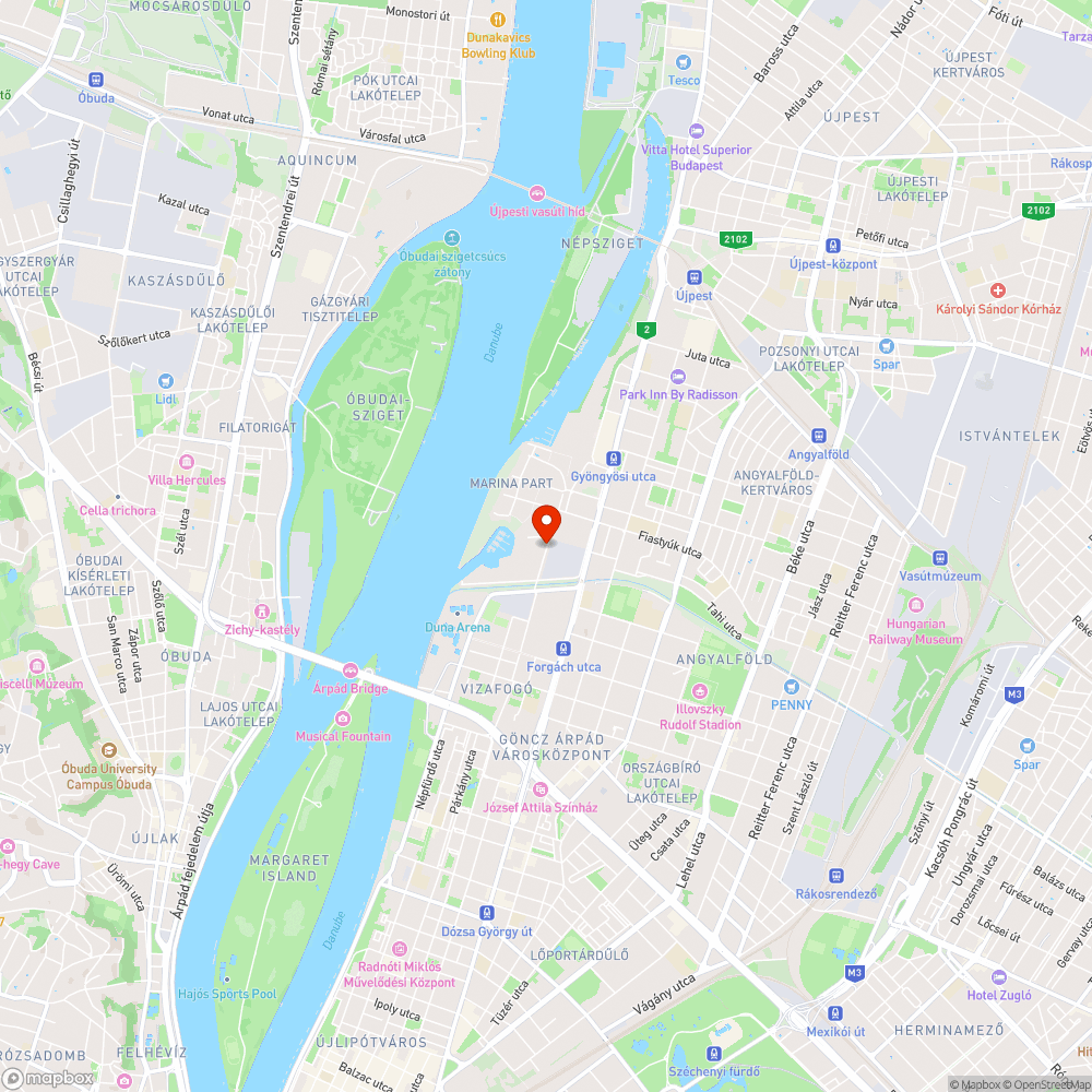 Kátyú a bicikliúton bejelentés helye