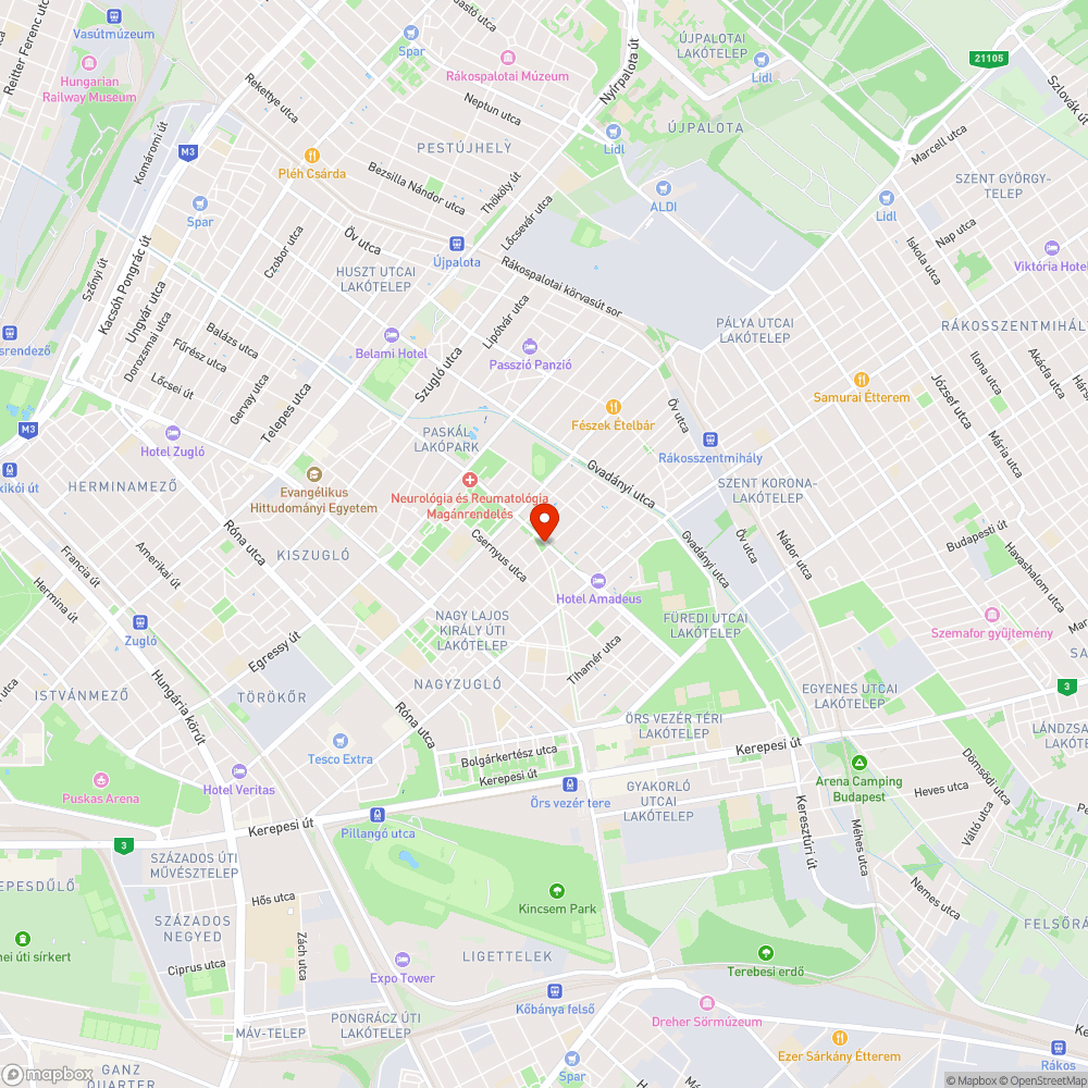 82-es trolimegálló- kosz, sár bejelentés helye