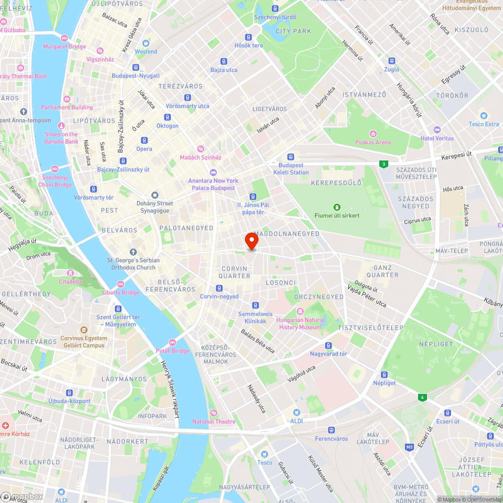 1082 Budapest, Baross utca 78 bejelentés helye