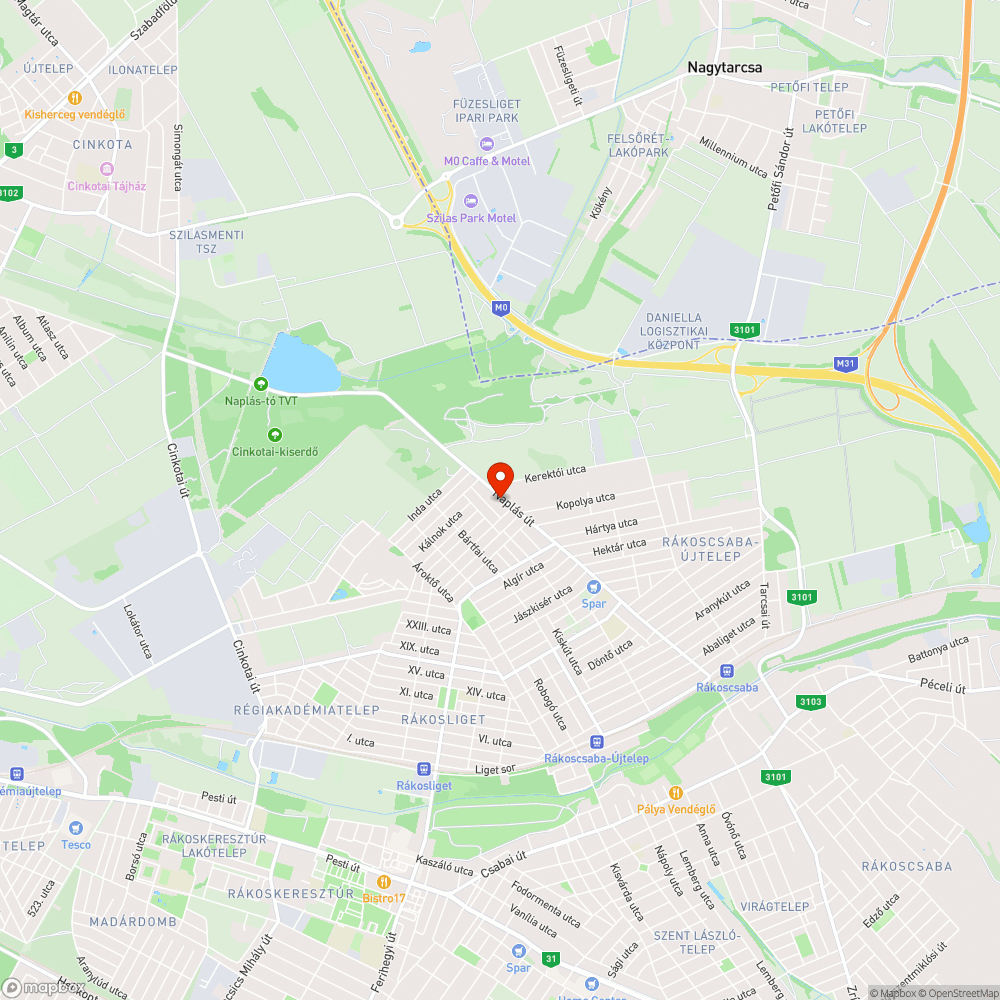 Szelektív hulladékgyűjtő bejelentés helye