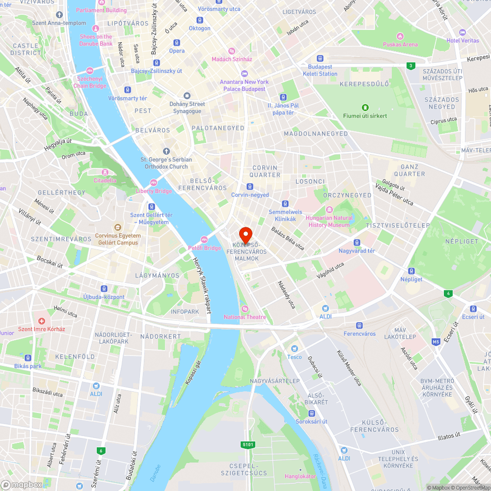 Vaskapu utca, kátyú bejelentés helye