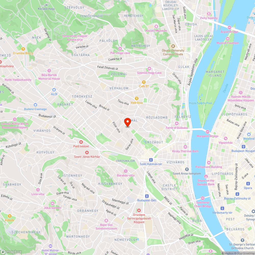 Megrongált lépcsőfeljáró bejelentés helye