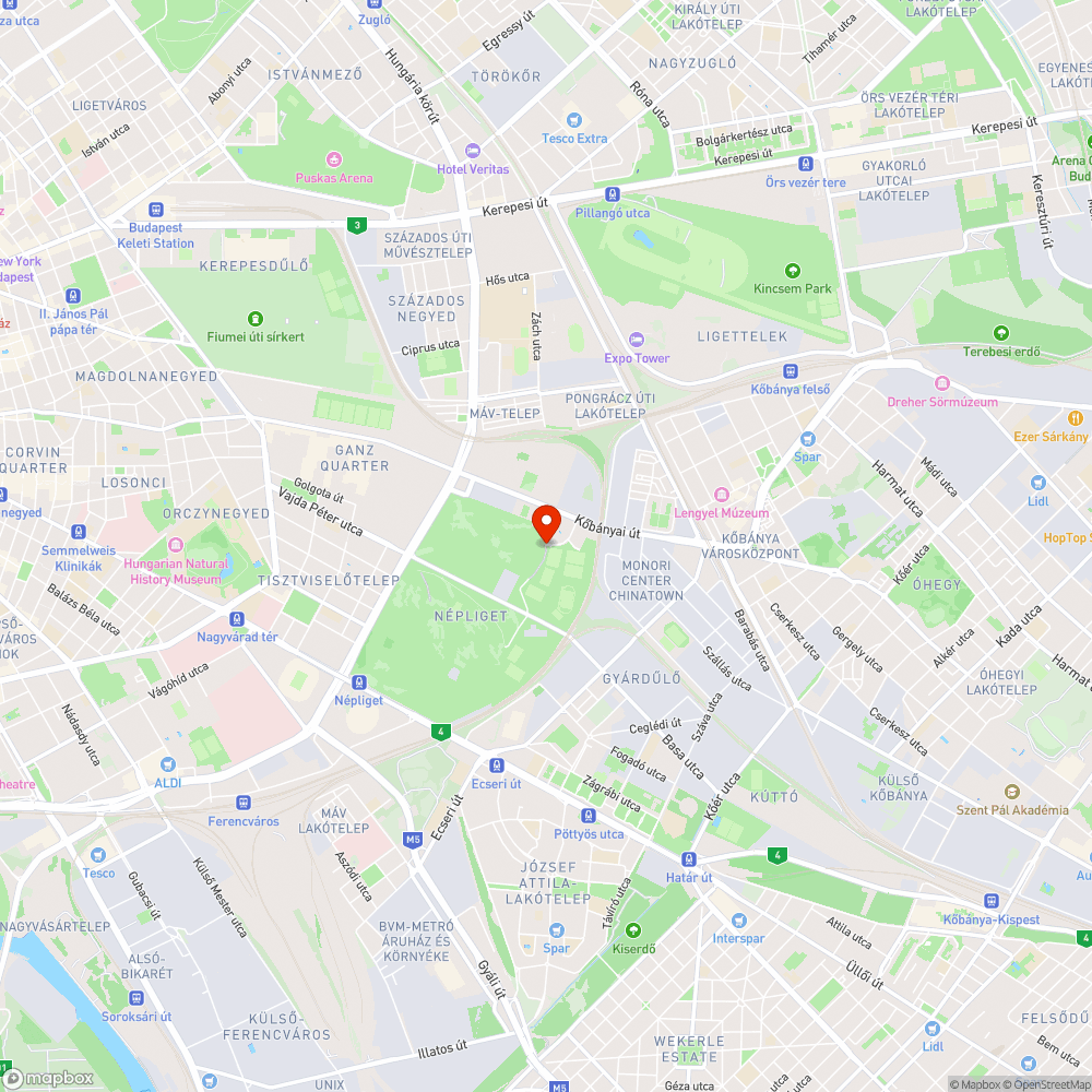 Értelmetlenül lezárt út bejelentés helye