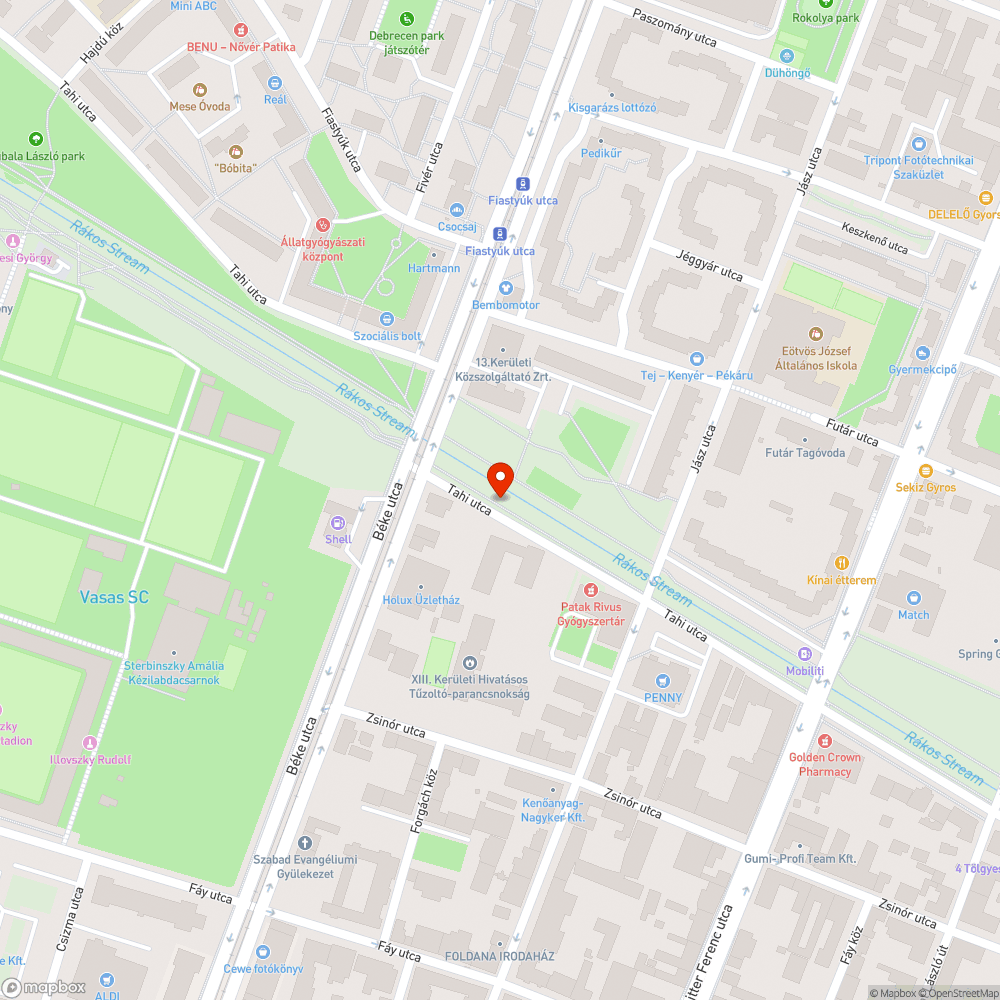 Területfoglalás bejelentés helye