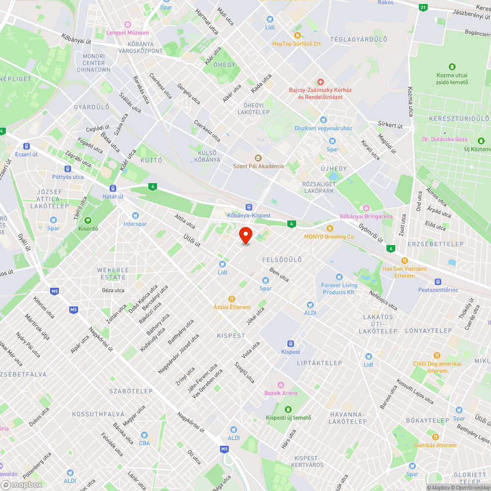 Veszélyes kereszteződés és zebrahiány bejelentés helye