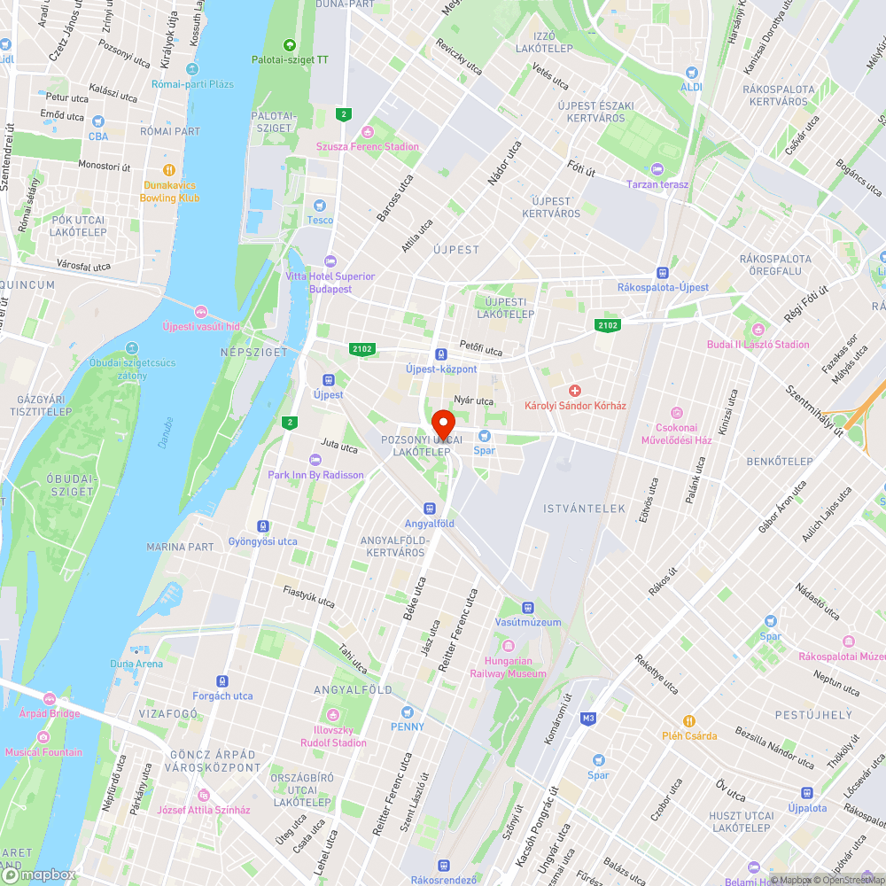 Kátyúzás utáni romok bejelentés helye