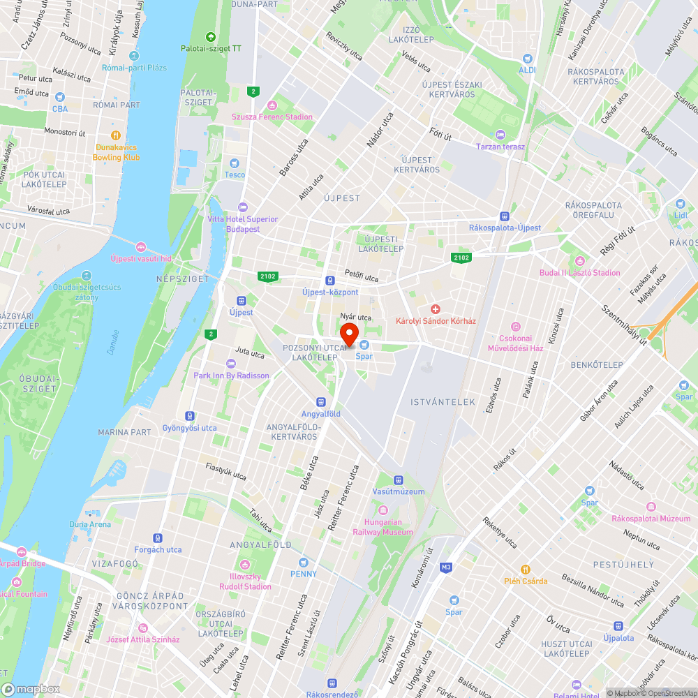 Szemét bejelentés helye