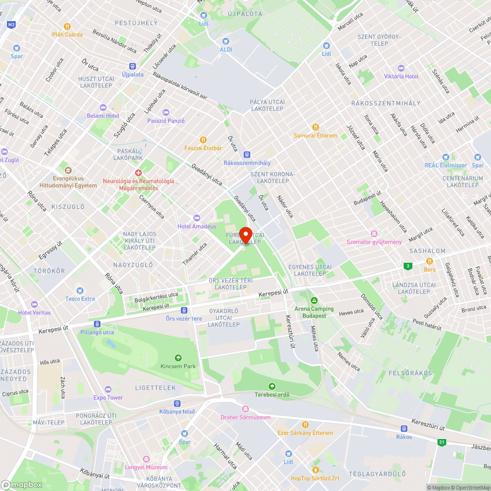 Kikerülhetetlen kátyúk a Füredi u. 19-nél bejelentés helye