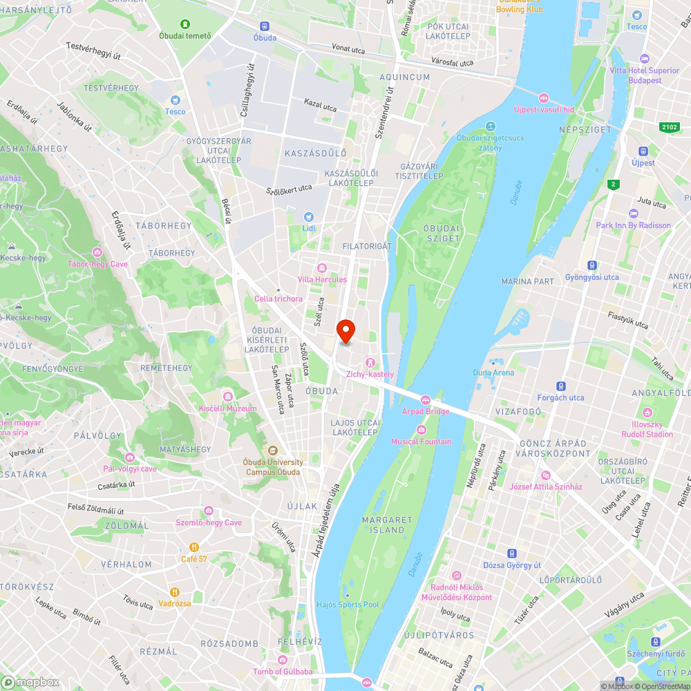 Miklós utcai kátyú bejelentés helye