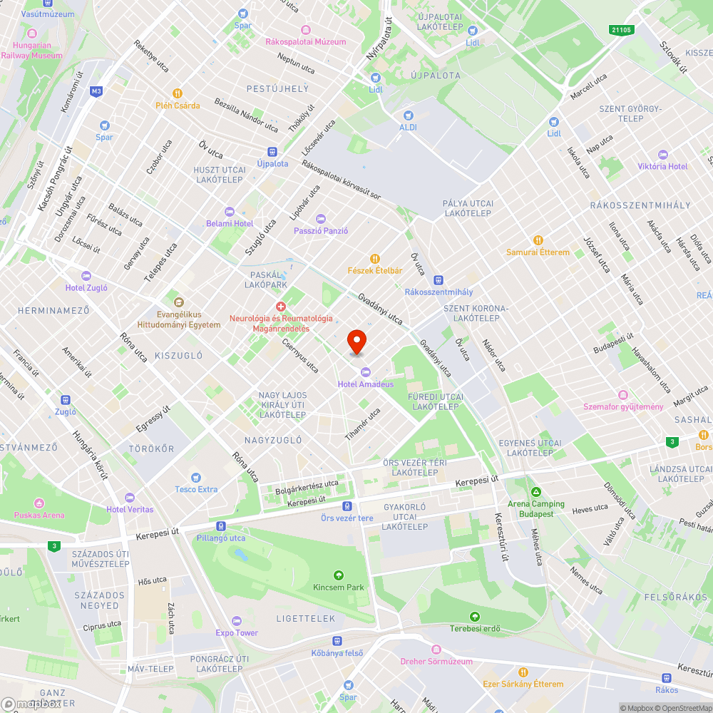 2,5 méteres kátyú bejelentés helye