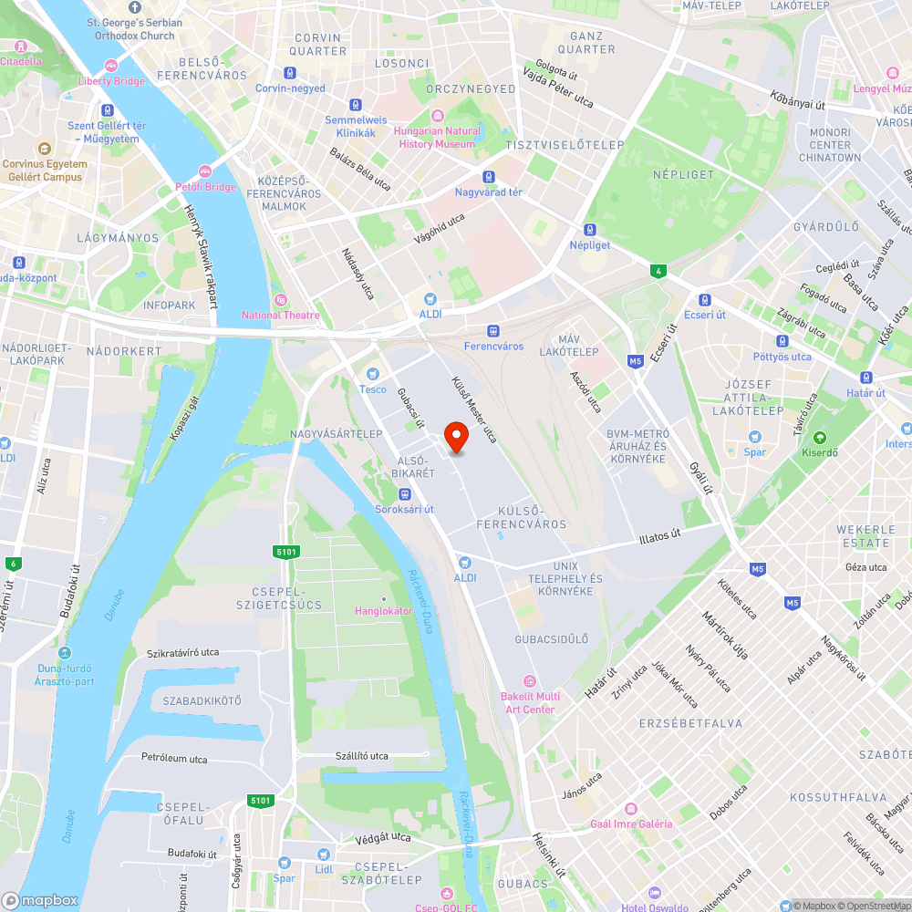 Gubacsi út 6/c bejelentés helye