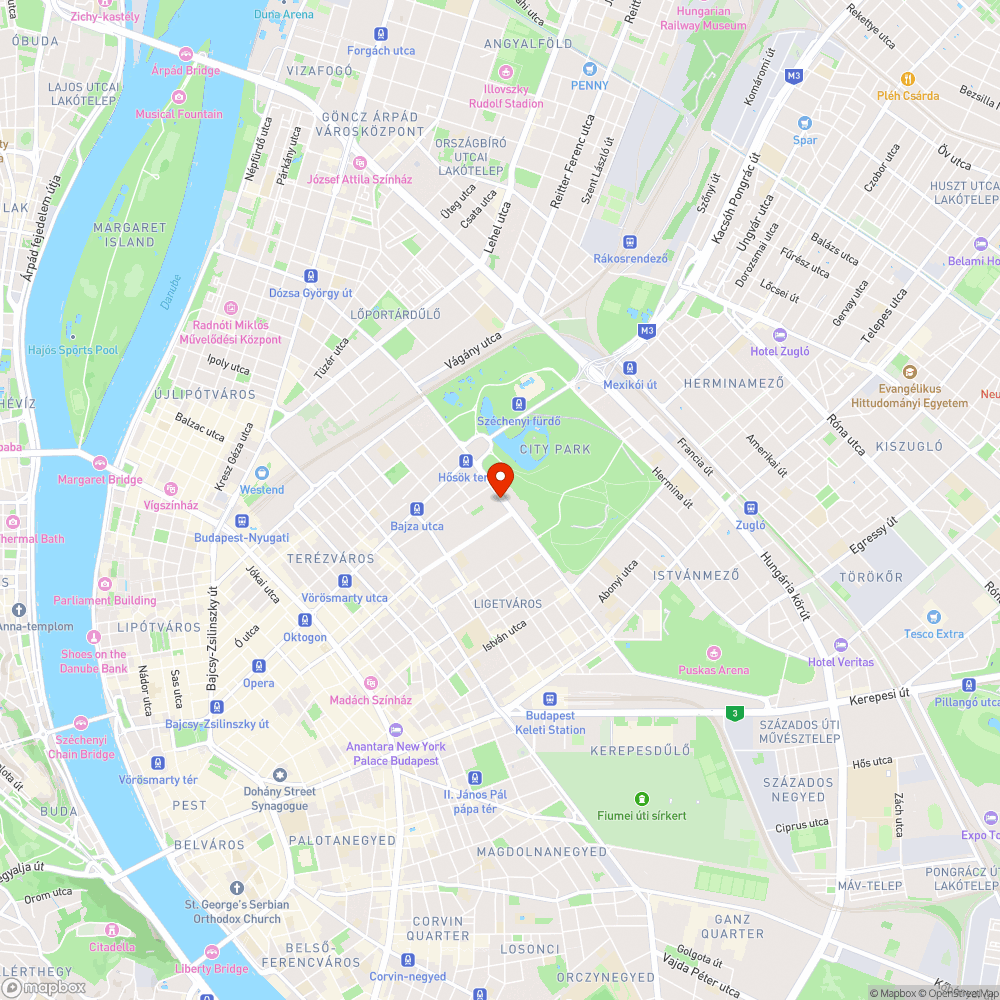 Megsüllyedt úttest bejelentés helye