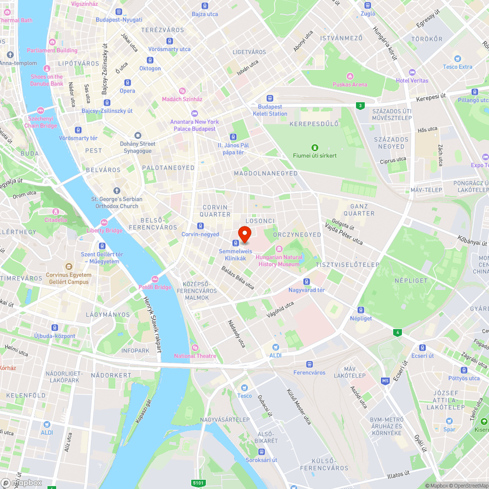 Megsüllyedt régi kátyúzás bejelentés helye