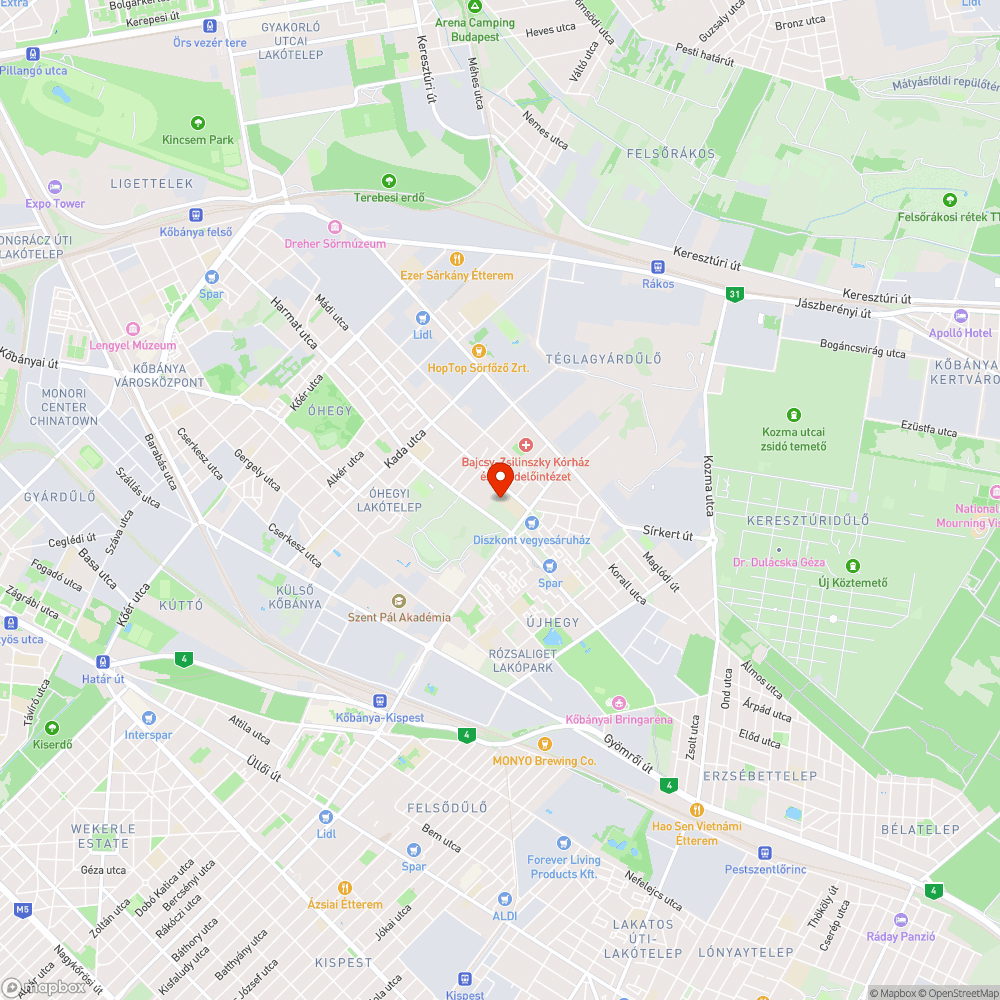 Aszfalt és beton törmelék bejelentés helye