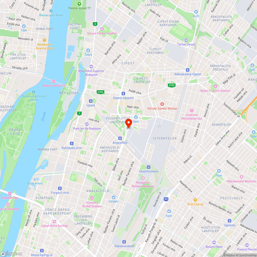 Nem müködő sebességellenőrző bejelentés helye