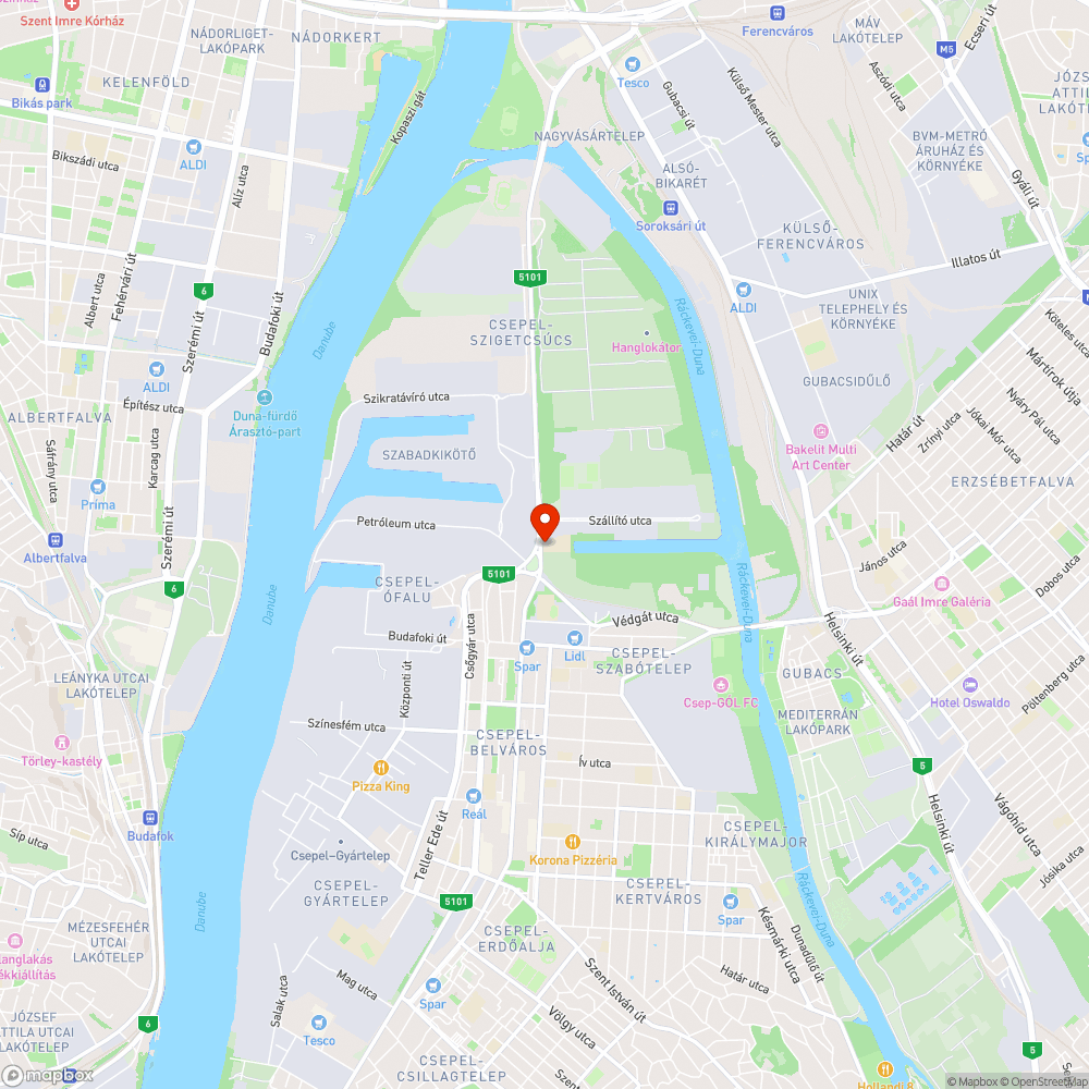 útfelbontott kerékpárút bejelentés helye