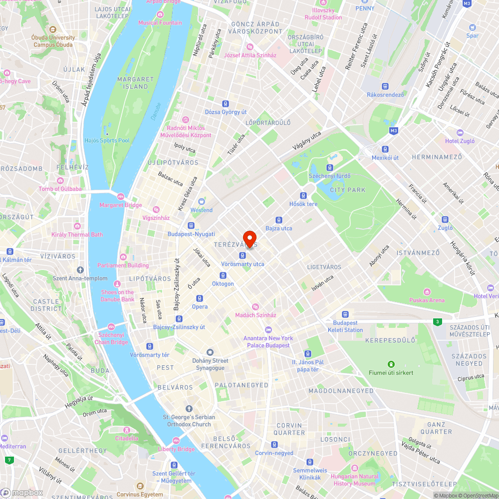 Andrássy úti parksáv bejelentés helye