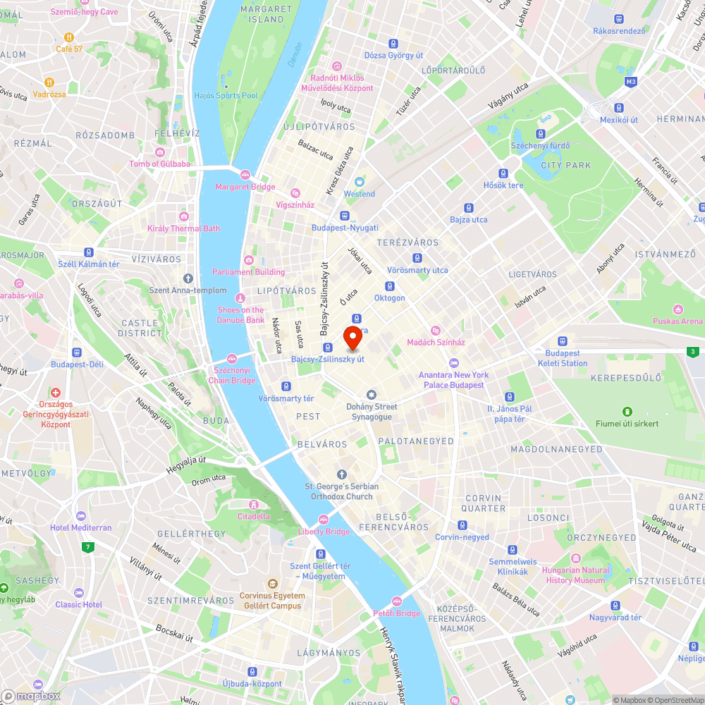 kidőlt oszlop a Király utcában bejelentés helye