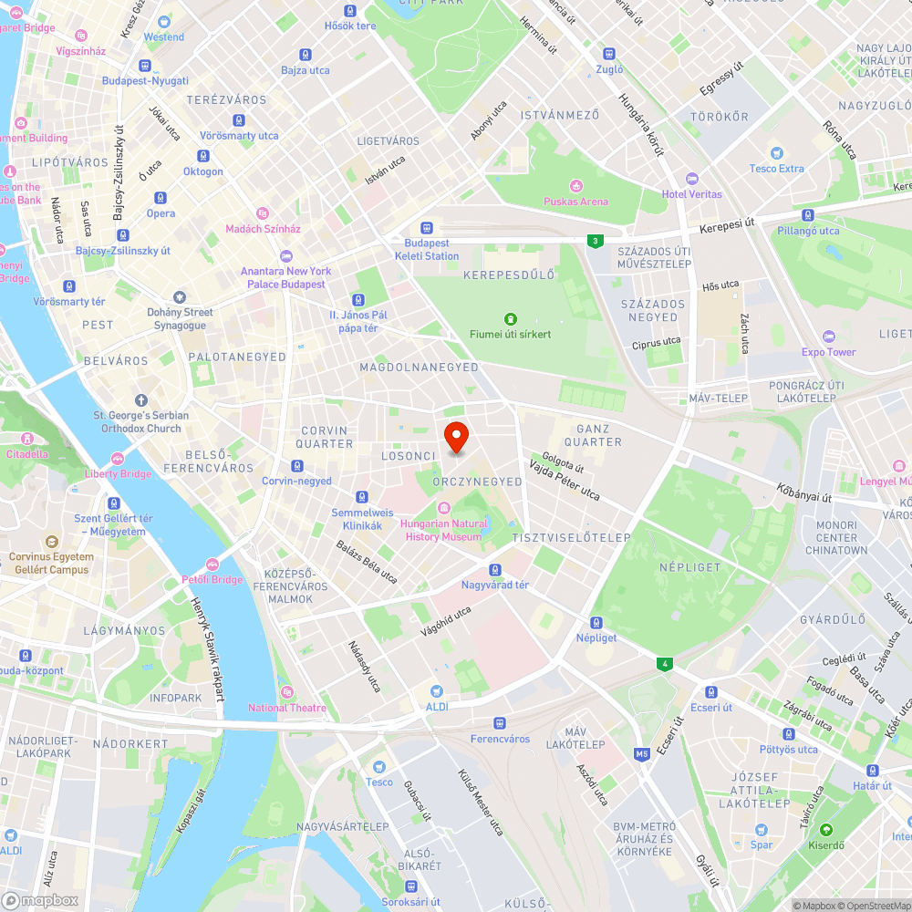 Kálvária utcai kátyúk bejelentés helye