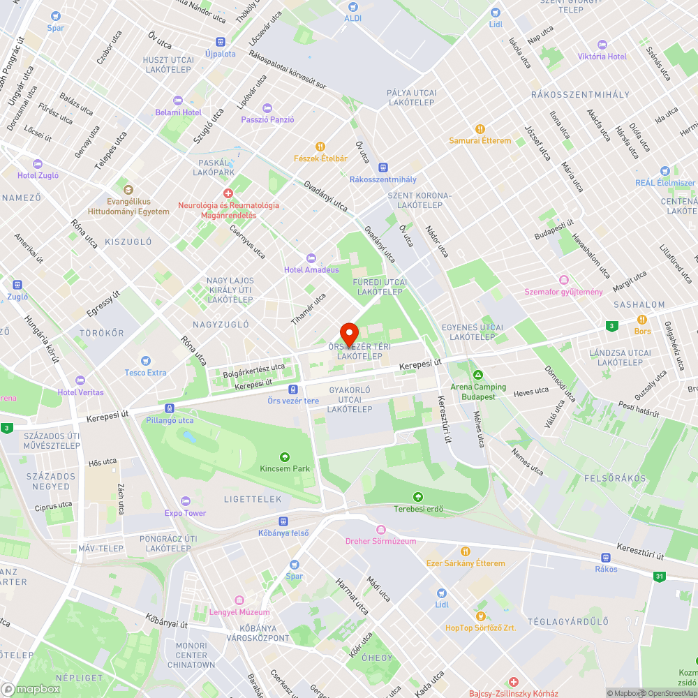 bazi nagy kátyú a parkolóban bejelentés helye