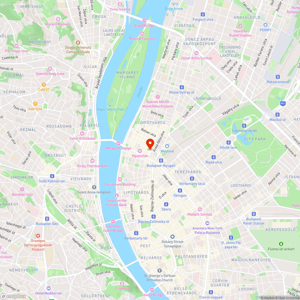 Kátyú a Visegrádi utcában bejelentés helye