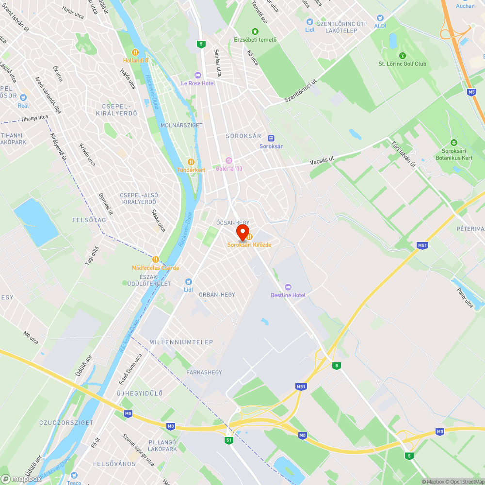 XXIII kerület Tükörtábla ellopás bejelentés helye