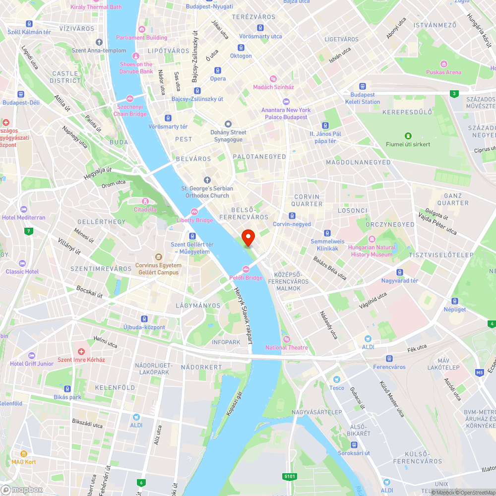 Nehru part - Üvegszilánkok bejelentés helye