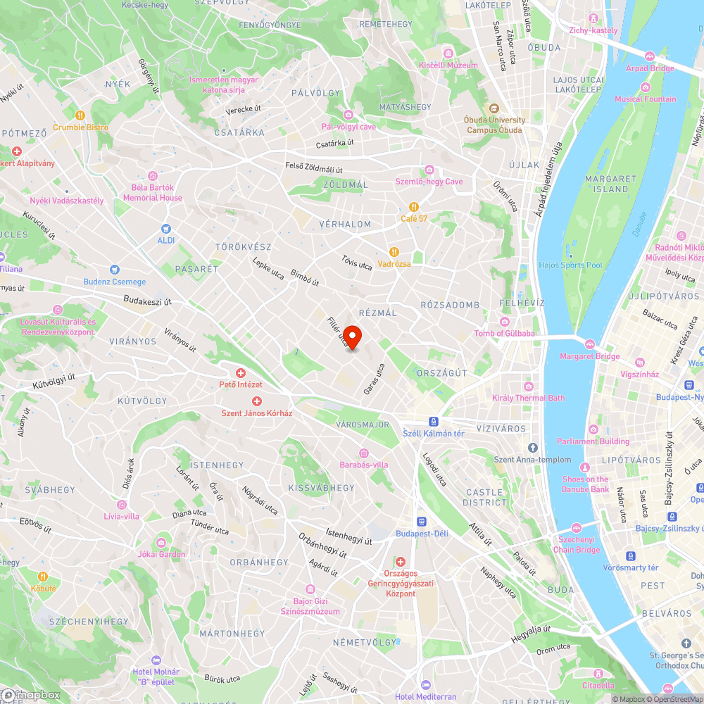 Fillér utca - gyatra kátyúzás bejelentés helye