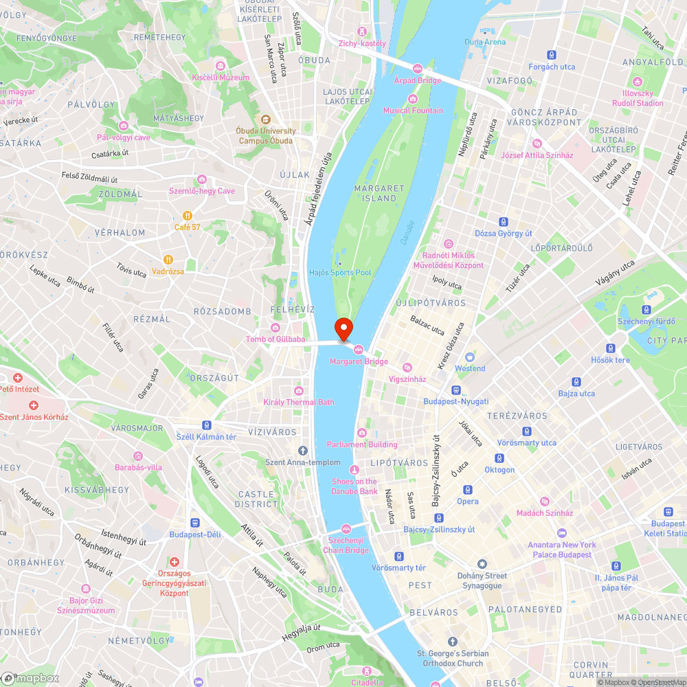 Margit hídon kinn felejtett bicikli útburkolati jel bejelentés helye