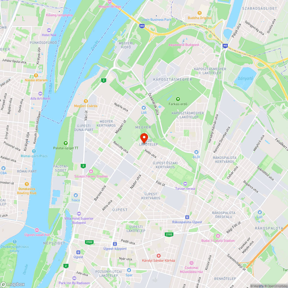 Üvegszilánkok a buszmegállóban bejelentés helye