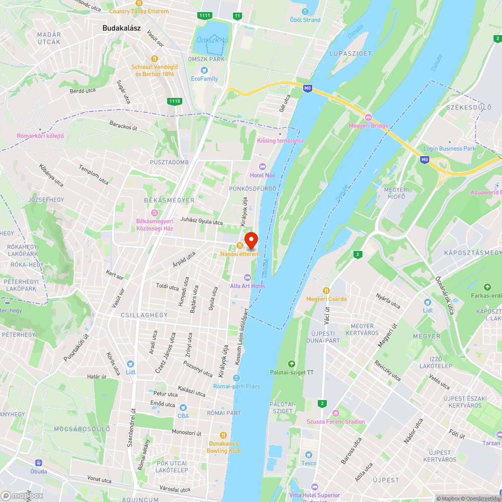 Katasztrofális állapotú kerékpárút bejelentés helye