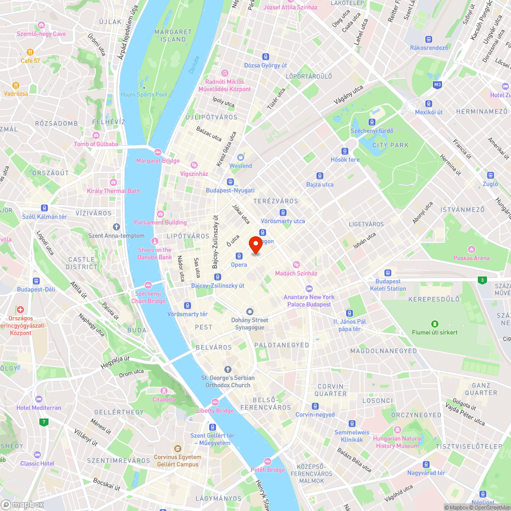 A Nagymező utca állapota bejelentés helye