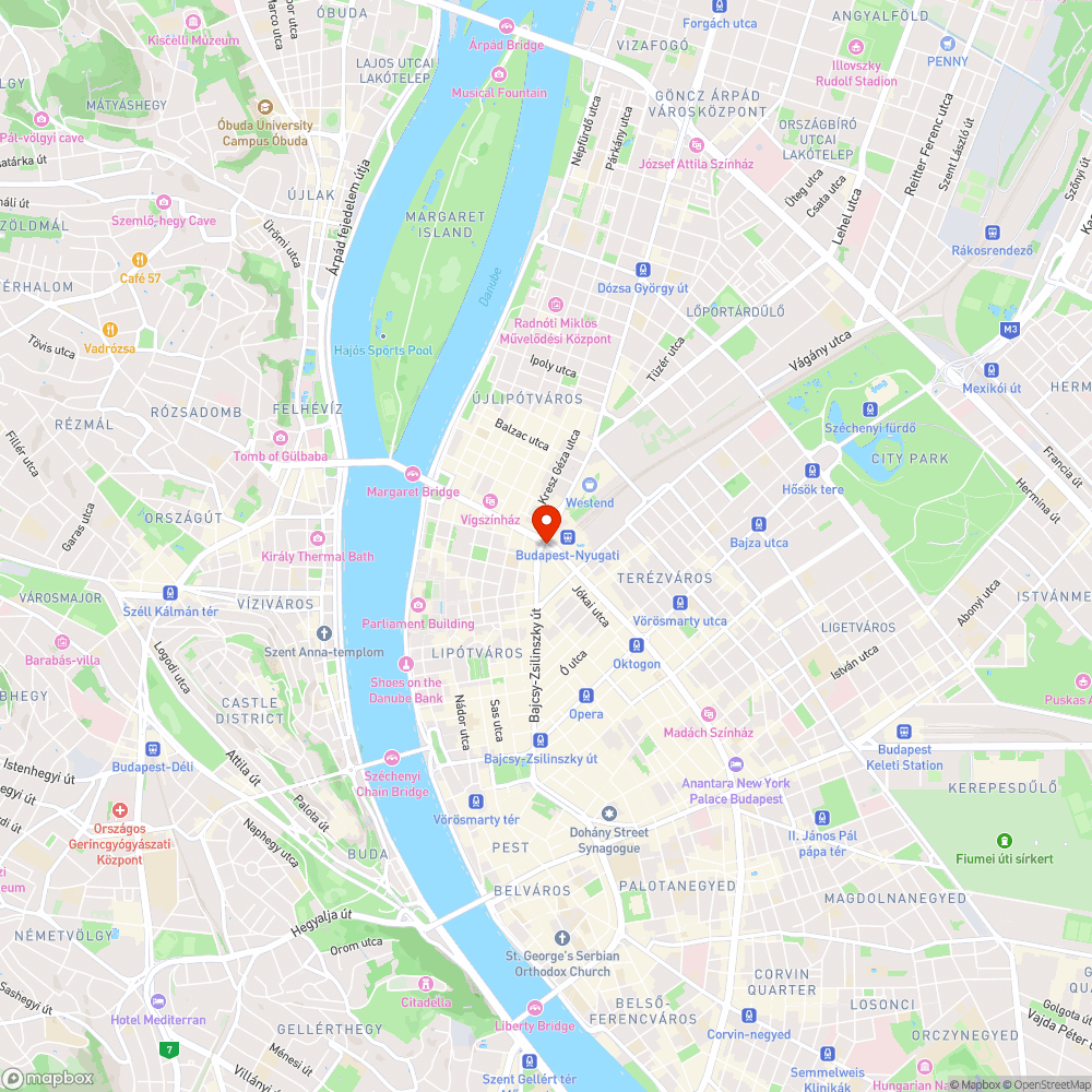 Kátyú a Nyugati téri parkolónál bejelentés helye