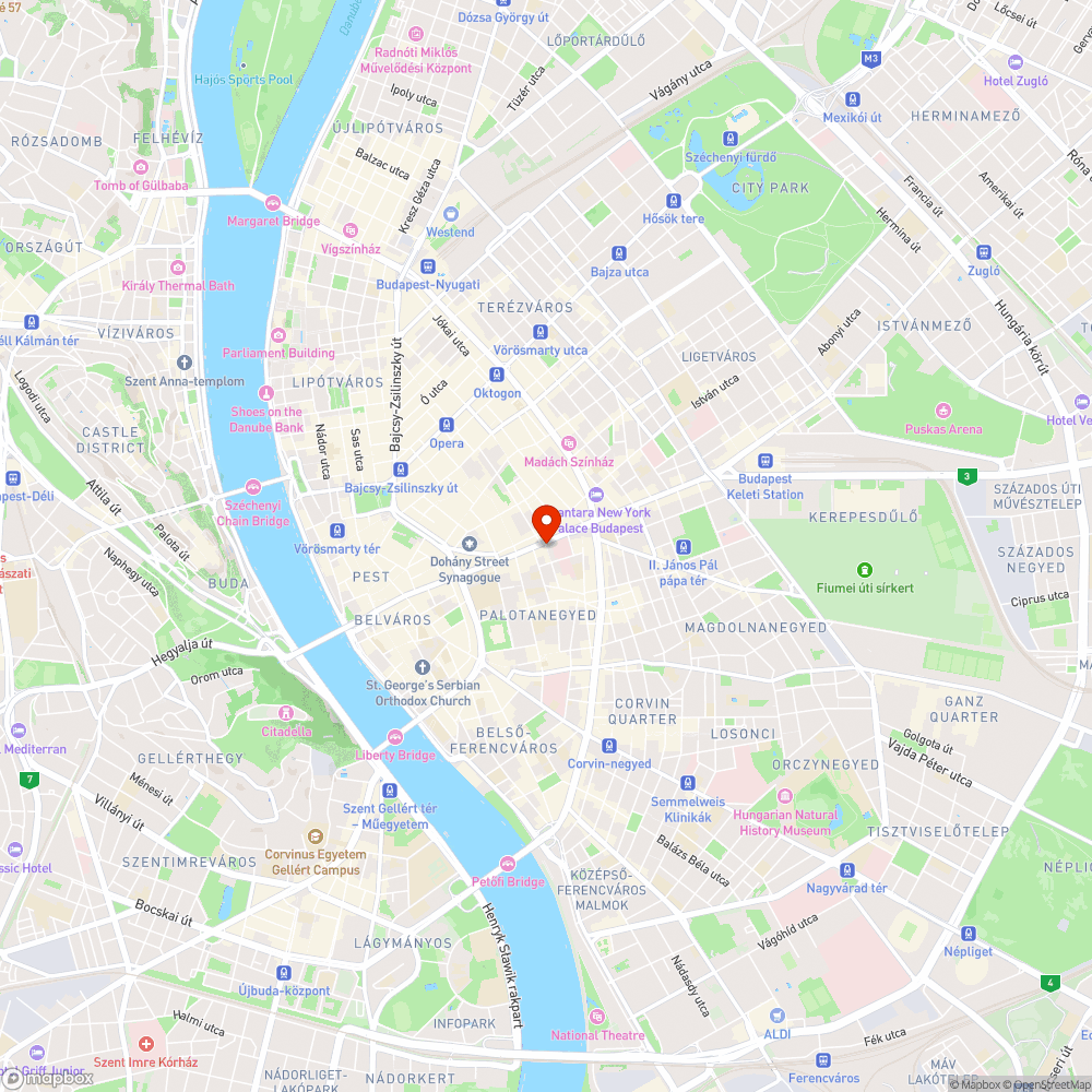 Kátyú a Rákóczi úton bejelentés helye